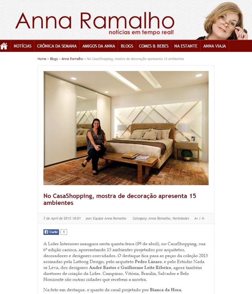 Site Anna Ramalho