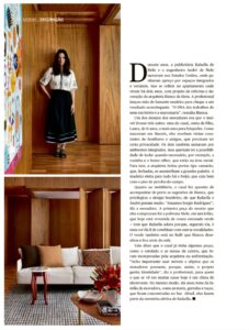 Projeto de Arquitetura na revista Casa e Jardim